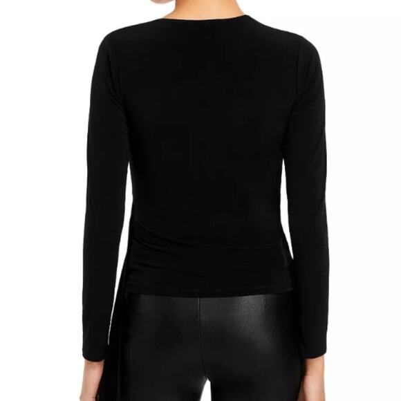 BCBGMAXAZRIA Asymmetrical Top Black Small - Picture 6 of 7